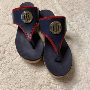 Tommy Hilfiger Size 8.5 Platform Sandals